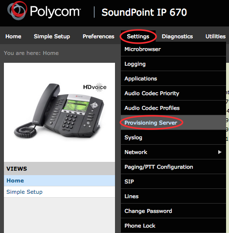 Polycom Dropdown