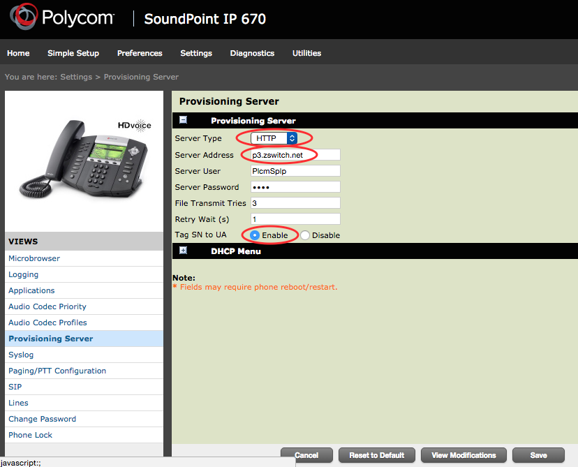 Polycom Auto-Provision