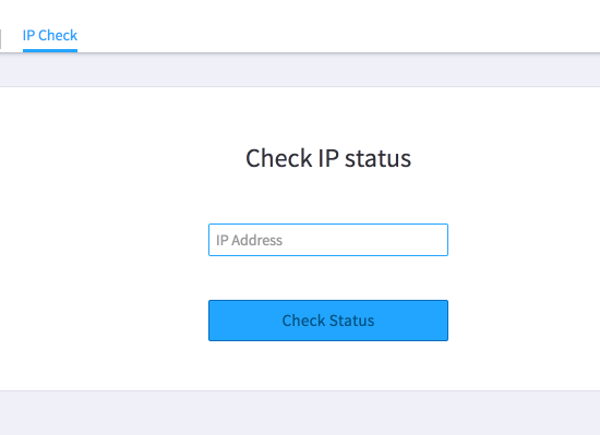 IP Status Check
